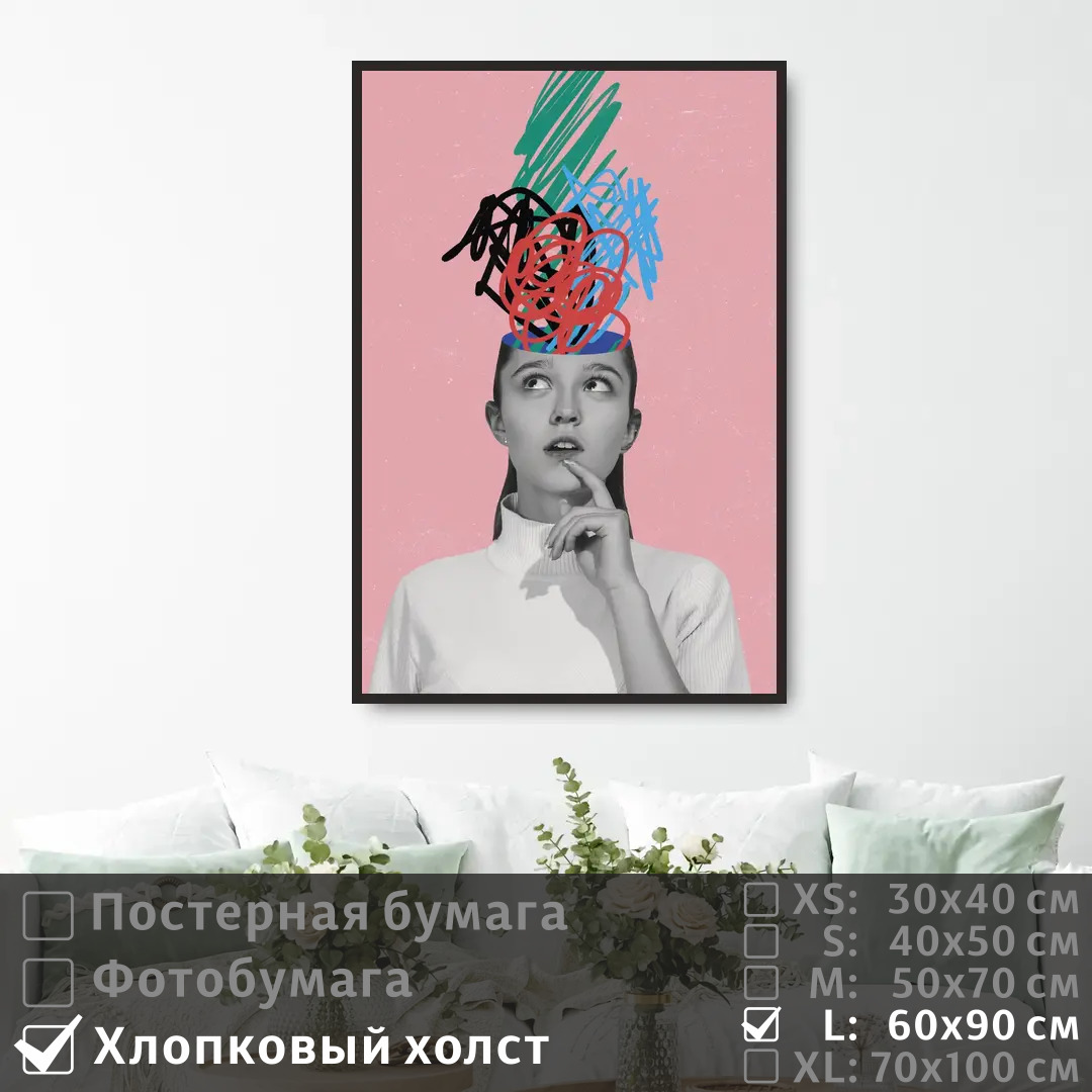 

Постер на холсте ПолиЦентр Современное искусство поп арт 60х90 см, СовременноеИскусствоПопАртТип13