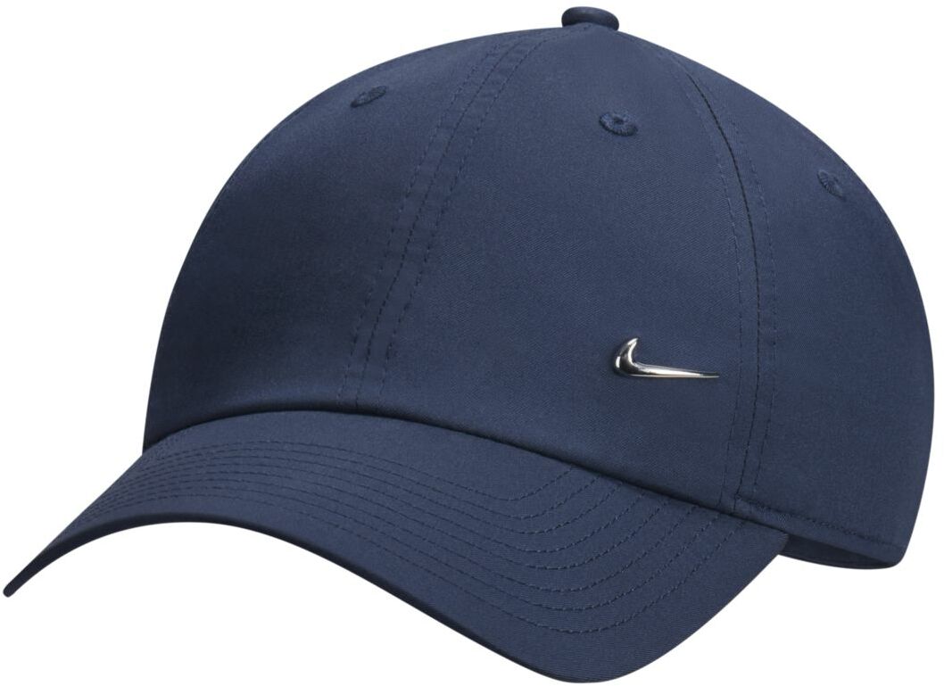 

Бейсболка унисекс Nike H86 CAP METAL SWOOSH серая, Синий, H86 CAP METAL SWOOSH