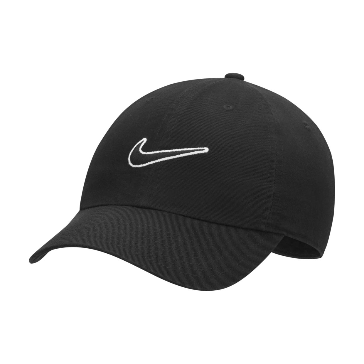 Бейсболка унисекс Nike Unisex Sportswear Essentials Heritage86 Cap черная, one size