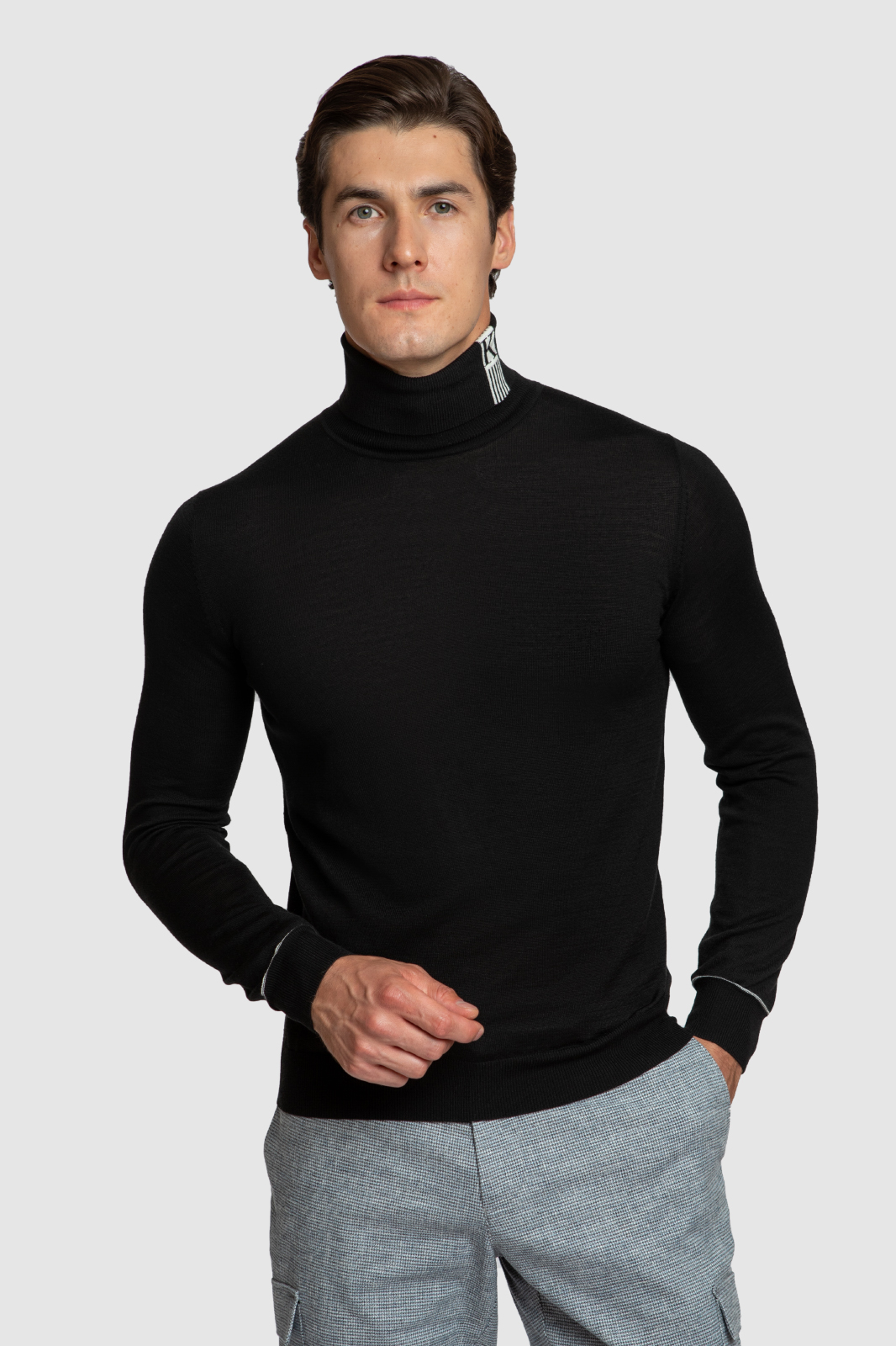 

Водолазка мужская Kanzler 020006W04O030 черная XS, 020006W04O030