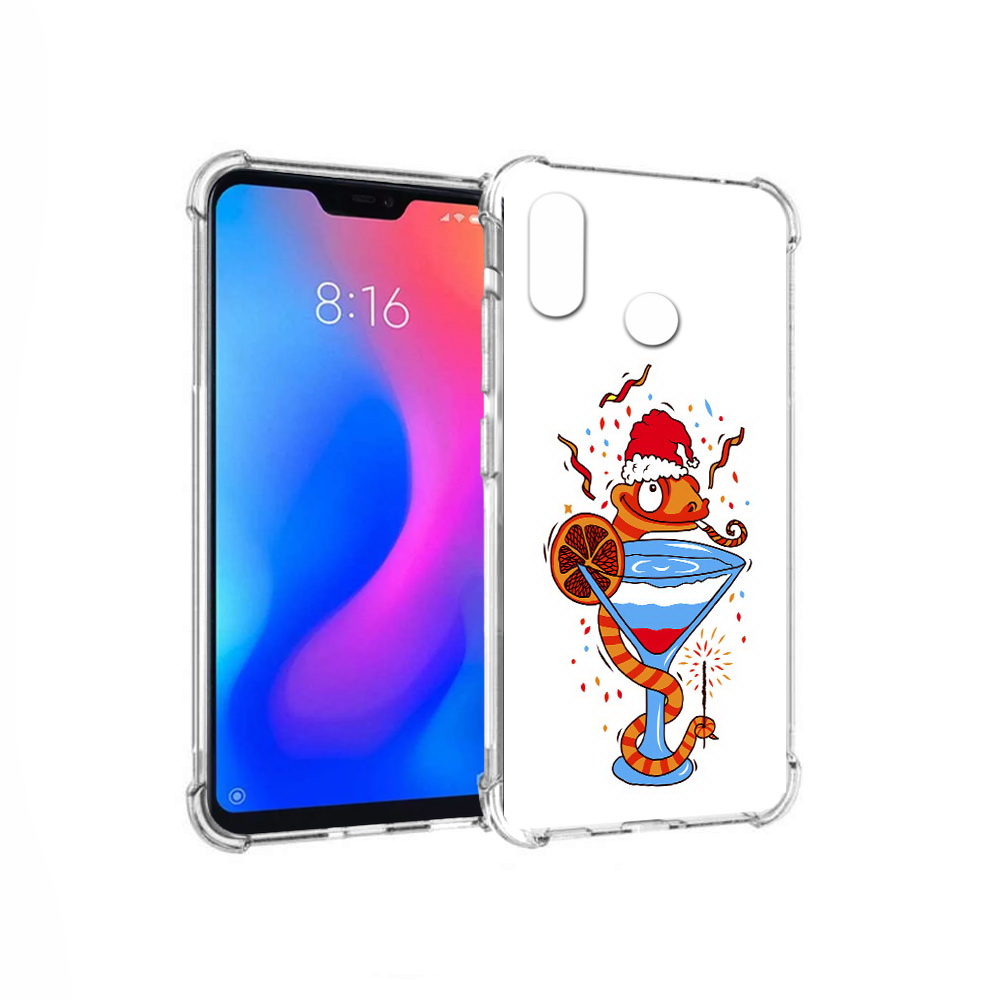 

Чехол MyPads Tocco для Xiaomi Redmi 6 Pro змейка (PT113887.306.364), Прозрачный, Tocco