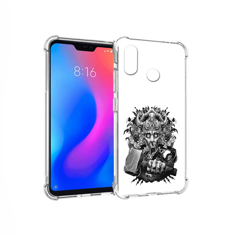 

Чехол MyPads Tocco для Xiaomi Redmi 6 Pro злой тор (PT113887.306.363), Прозрачный, Tocco