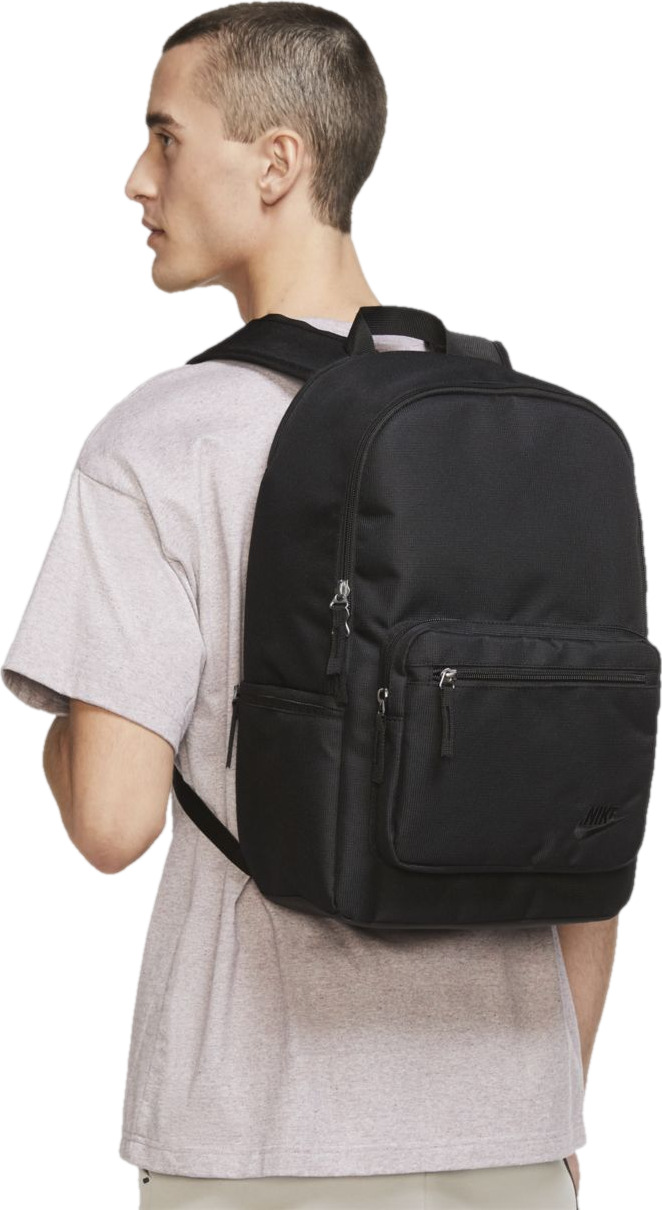 

Рюкзак унисекс Nike Heritage Eugene Backpack 23L черный, 46х30х15 см, Heritage Eugene Backpack 23L