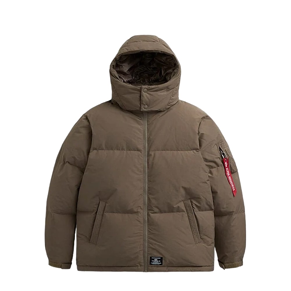 Пуховик мужской Alpha Industries Puffer Parka коричневый XL