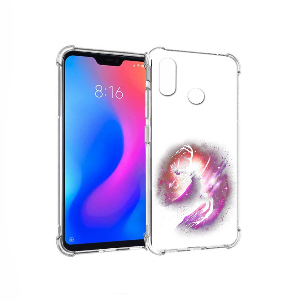 

Чехол MyPads Tocco для Xiaomi Redmi 6 Pro звездный олень (PT113887.306.354), Прозрачный, Tocco