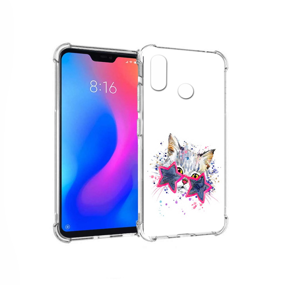 

Чехол MyPads Tocco для Xiaomi Redmi 6 Pro звездные очки (PT113887.306.353), Прозрачный, Tocco