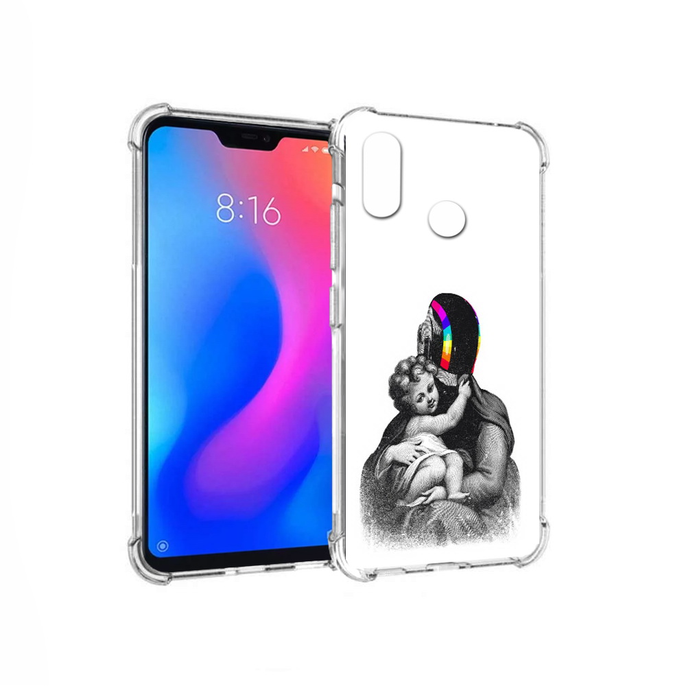 

Чехол MyPads Tocco для Xiaomi Redmi 6 Pro защитник в шлеме (PT113887.306.350), Прозрачный, Tocco