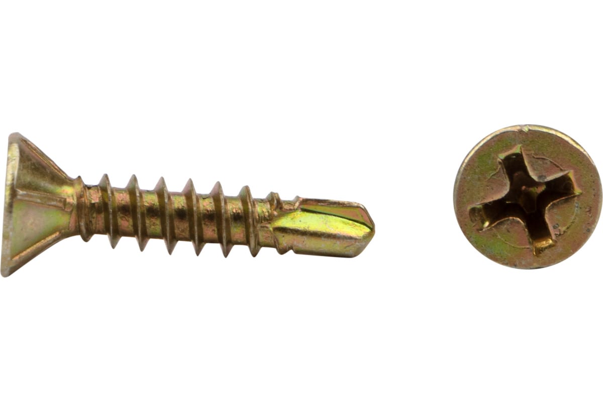 

Саморез оконный KRANZ сверло, 3.9х19, желтый цинк, короб (500 шт./уп.)
