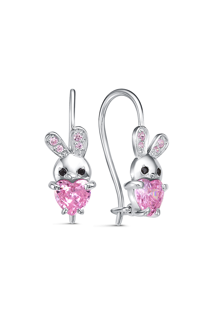 

Серьги из серебра с фианитом/кварцем Kari Jewelry с1203914, с1203914