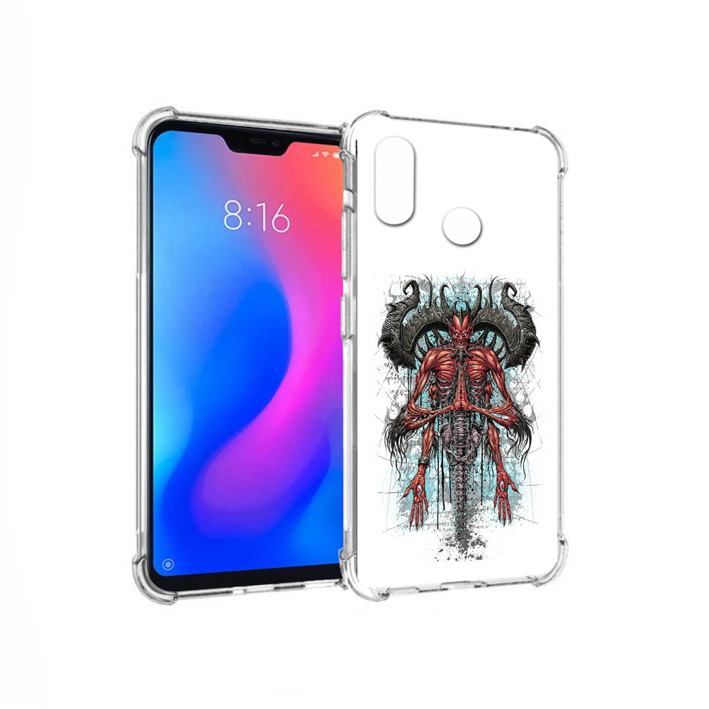 

Чехол MyPads Tocco для Xiaomi Redmi 6 Pro дьявол (PT113887.306.340), Прозрачный, Tocco