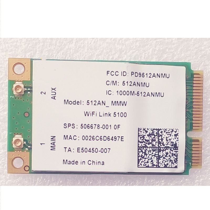 

Приемник Wi-Fi NoBrand Mini PCI-e 802.11a; 802.11b; 802.11g; 802.11n, Зеленый;белый