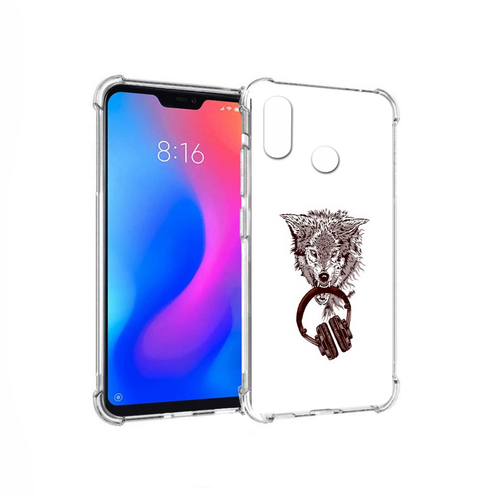 

Чехол MyPads Tocco для Xiaomi Redmi 6 Pro дикий волк (PT113887.306.325), Прозрачный, Tocco