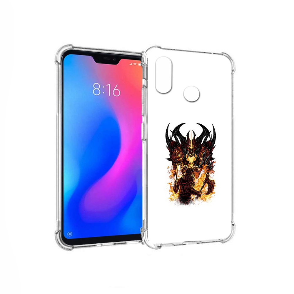 

Чехол MyPads Tocco для Xiaomi Redmi 6 Pro демон shadow fiend (PT113887.306.318), Прозрачный, Tocco