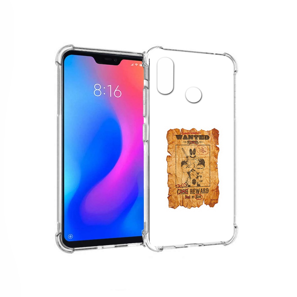 

Чехол MyPads Tocco для Xiaomi Redmi 6 Pro дедпул (PT113887.306.317), Прозрачный, Tocco