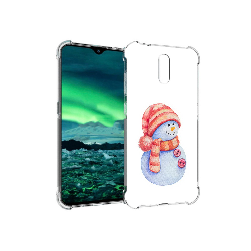 

Чехол MyPads Tocco для Nokia 2.3 Веселый снеговик (PT142254.97.44), Прозрачный, Tocco