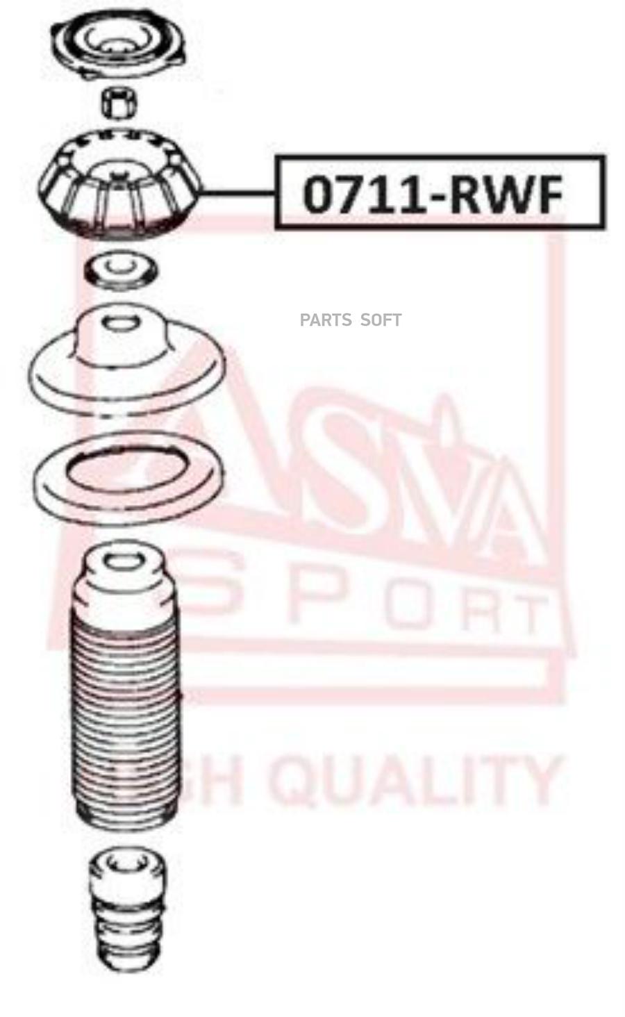 

Опора Переднего Амортизатора ASVA арт. 0711RWF