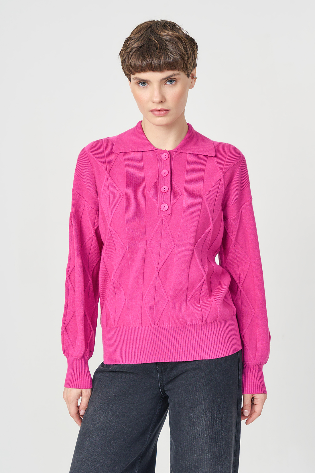 

Джемпер женский Baon B1323535 розовый S, B1323535