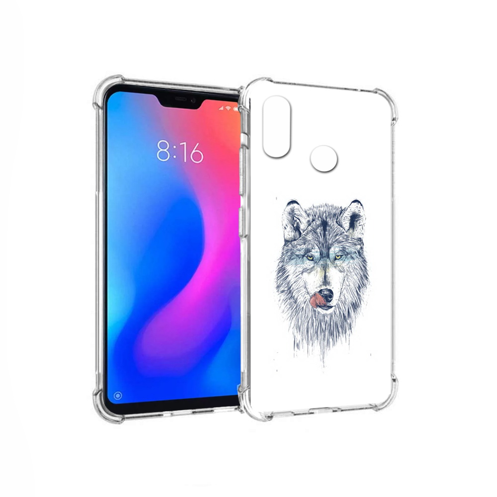 

Чехол MyPads Tocco для Xiaomi Redmi 6 Pro голодгый волк (PT113887.306.292), Прозрачный, Tocco