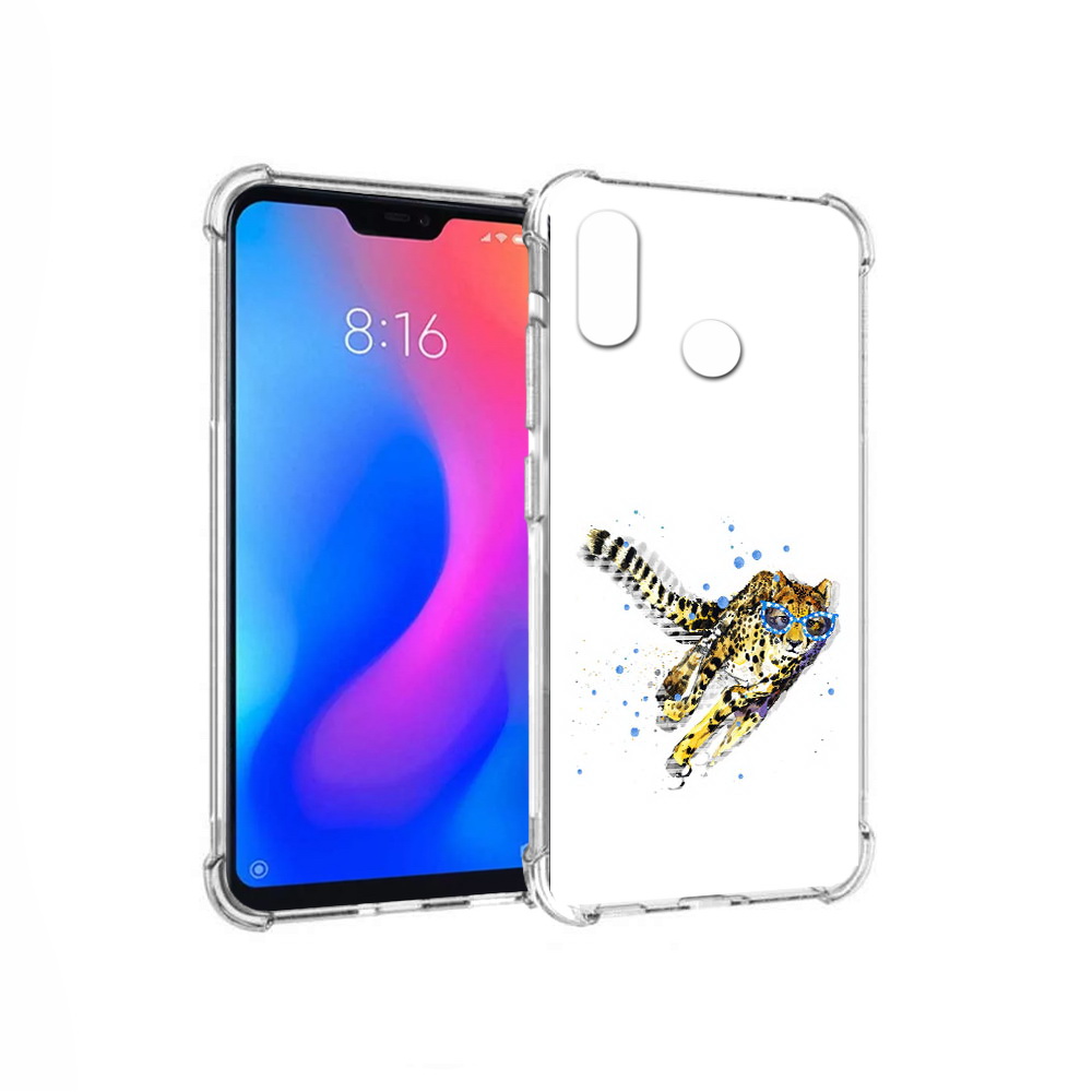 

Чехол MyPads Tocco для Xiaomi Redmi 6 Pro гепард в очках (PT113887.306.287), Прозрачный, Tocco