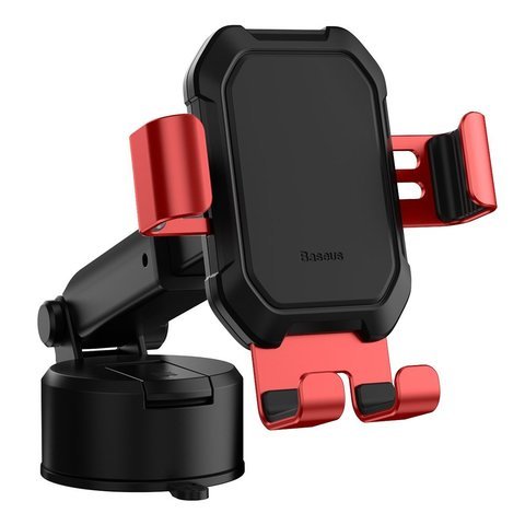 фото Авто держатель baseus tank gravity car mount holder with suction base красный suyl-tk09