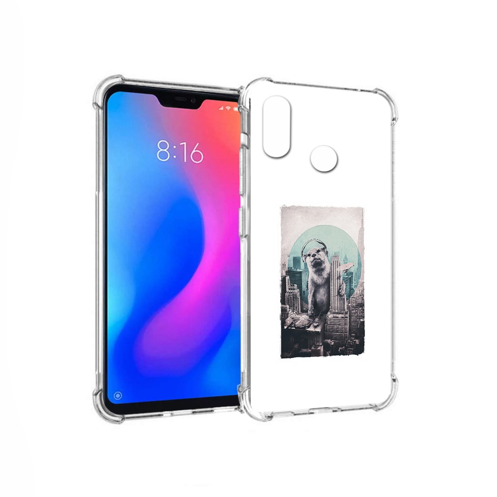 

Чехол MyPads Tocco для Xiaomi Redmi 6 Pro выдра в городе (PT113887.306.283), Прозрачный, Tocco