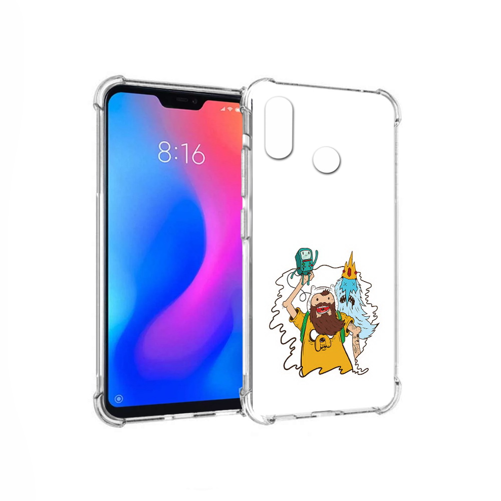 

Чехол MyPads Tocco для Xiaomi Redmi 6 Pro время приключений старый Финн (PT113887.306.279), Прозрачный, Tocco