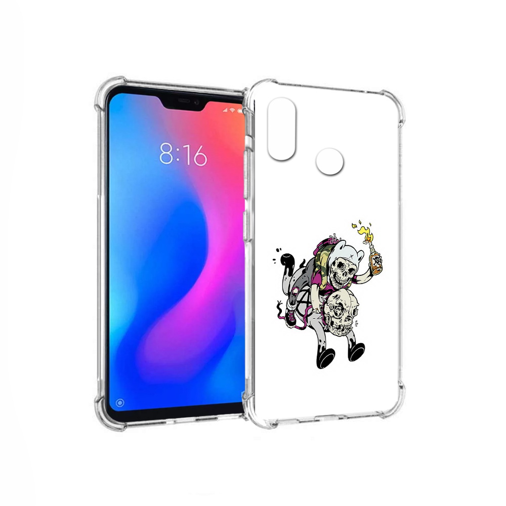

Чехол MyPads Tocco для Xiaomi Redmi 6 Pro время приключений скелеты (PT113887.306.277), Прозрачный, Tocco