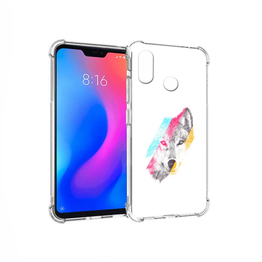 

Чехол MyPads Tocco для Xiaomi Redmi 6 Pro волк градиент (PT113887.306.268), Прозрачный, Tocco