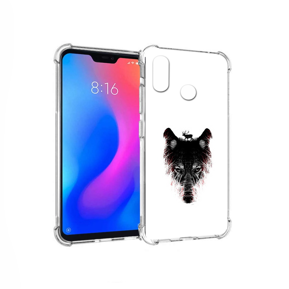 

Чехол MyPads Tocco для Xiaomi Redmi 6 Pro волк в траве (PT113887.306.267), Прозрачный, Tocco