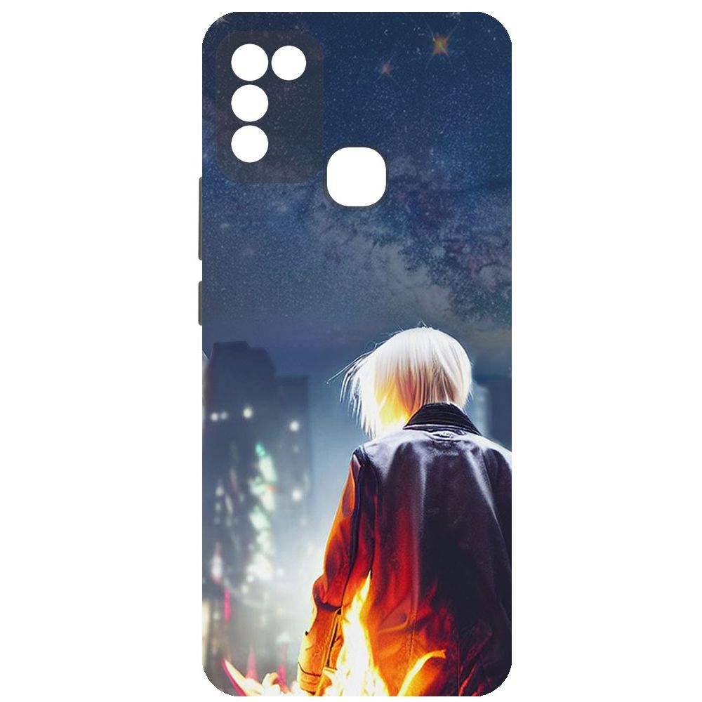 

Чехол-накладка Софт Перспектива для Infinix Hot 11 Play, Черный