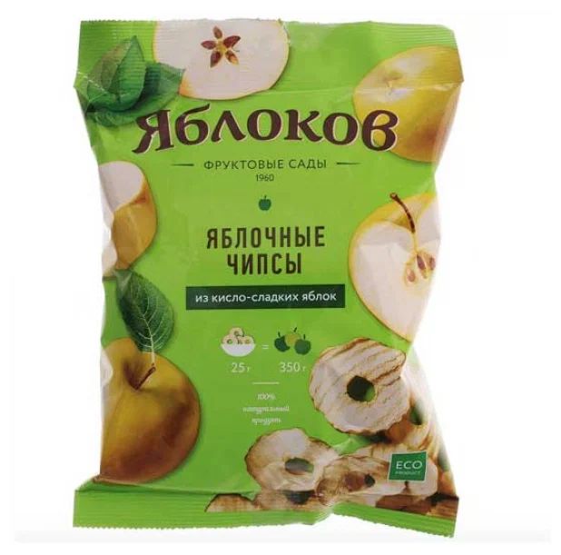 Чипсы фруктовые Kanach яблочные 25 г