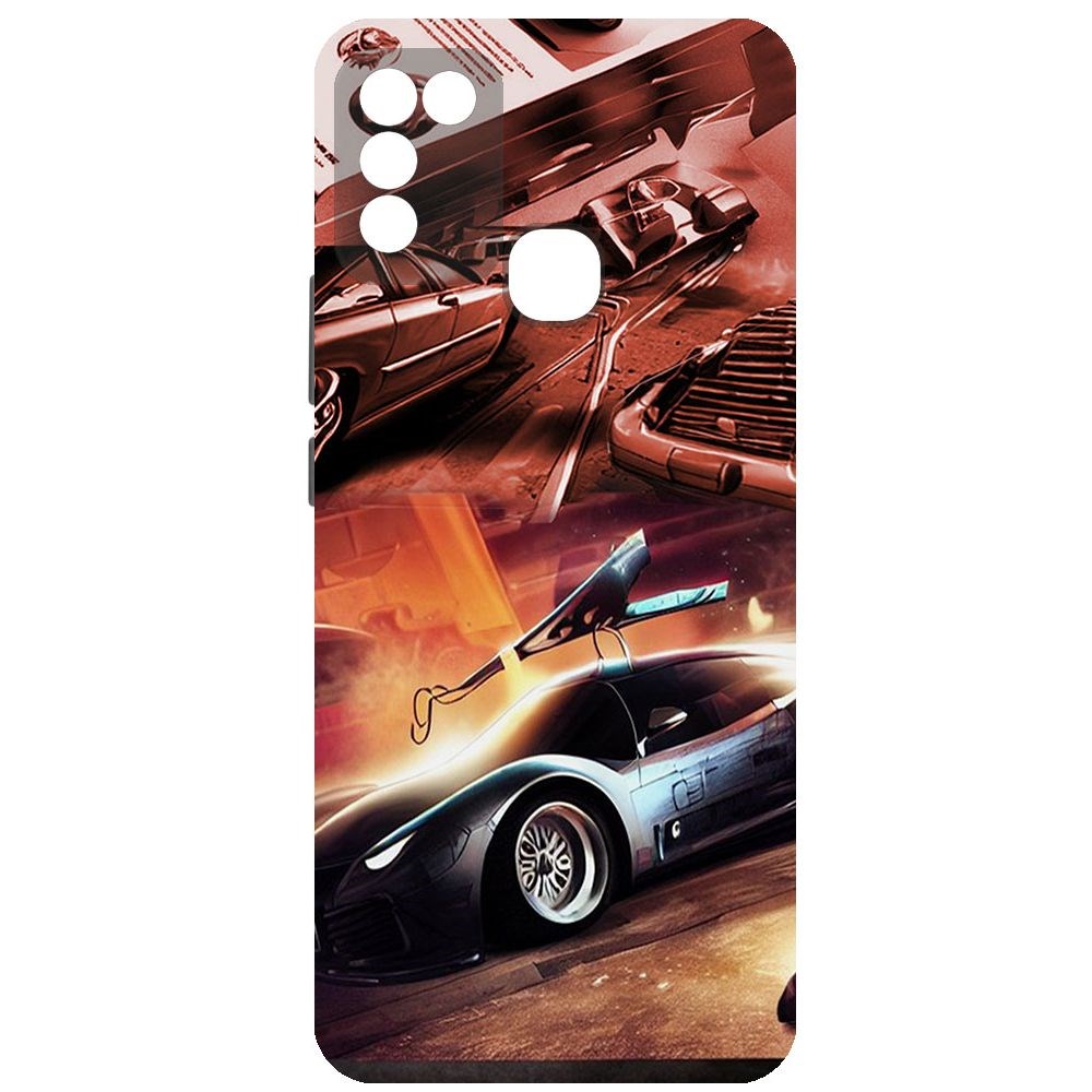

Чехол-накладка Софт Автодинамика для Infinix Hot 11 Play, Черный