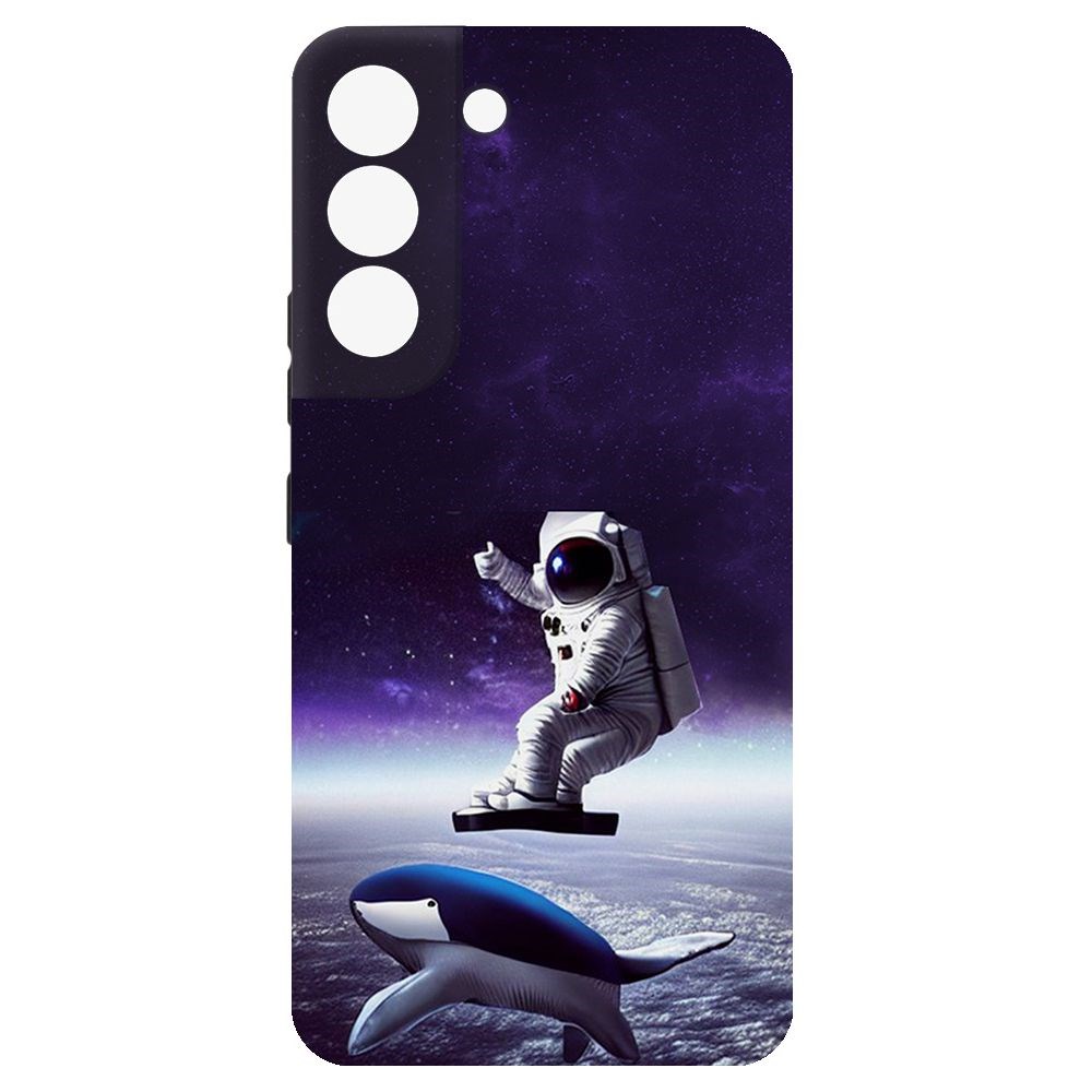

Чехол-накладка Софт Спейсбордер для Samsung Galaxy S22+, Черный