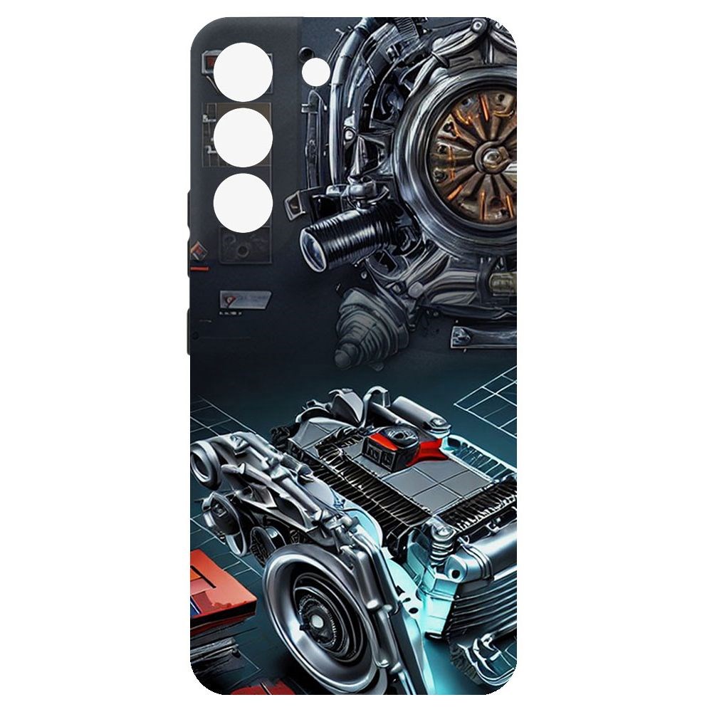 

Чехол-накладка Софт Моторы для Samsung Galaxy S22+, Черный