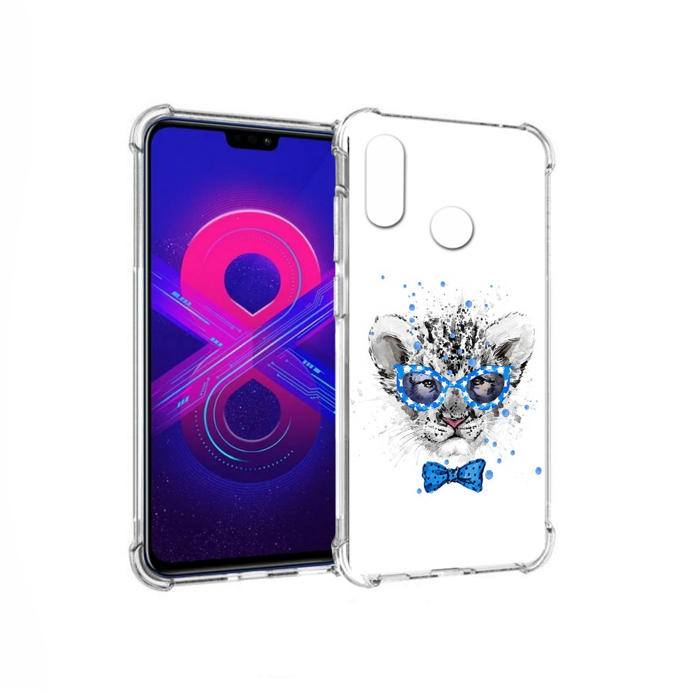 

Чехол MyPads Tocco для Honor 8X Max тигренок с бабочкой (PT118941.31.642), Прозрачный, Tocco