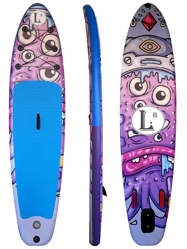 

Sup board PRO Надувная доска SUP-доска с веслом 320x81x15 см, SupPRO