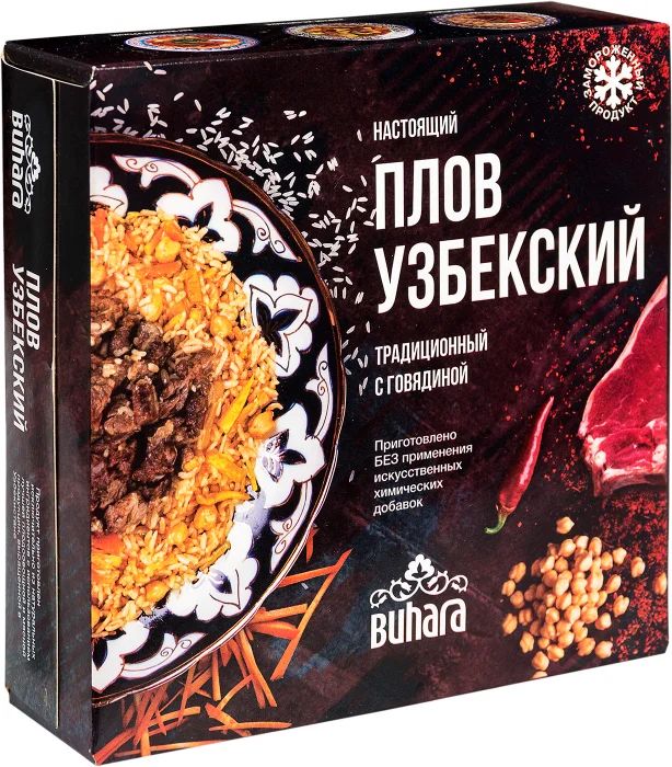 Плов Buhara Узбекский с говядиной замороженный 300 г