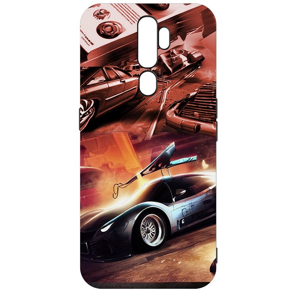 

Чехол-накладка Софт Автодинамика для Oppo A5 (2020), Черный