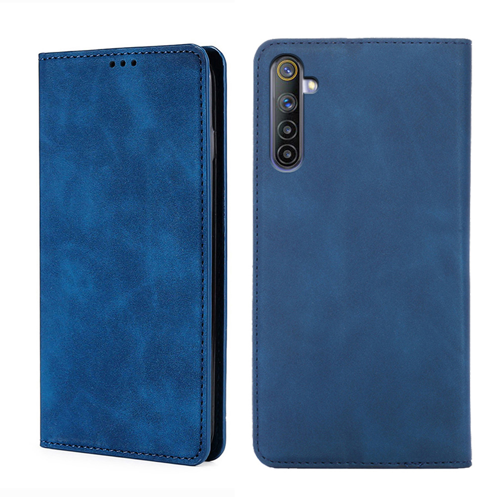

Чехол-книжка MyPads для Realme 6 / 6s / Реалми 6 мягкое прикосновение (синий)