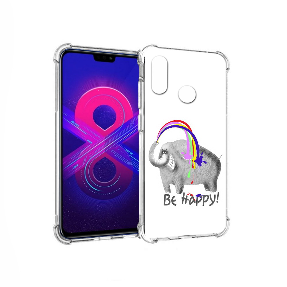 

Чехол MyPads Tocco для Honor 8X Max счастливый слон (PT118941.31.632), Прозрачный, Tocco