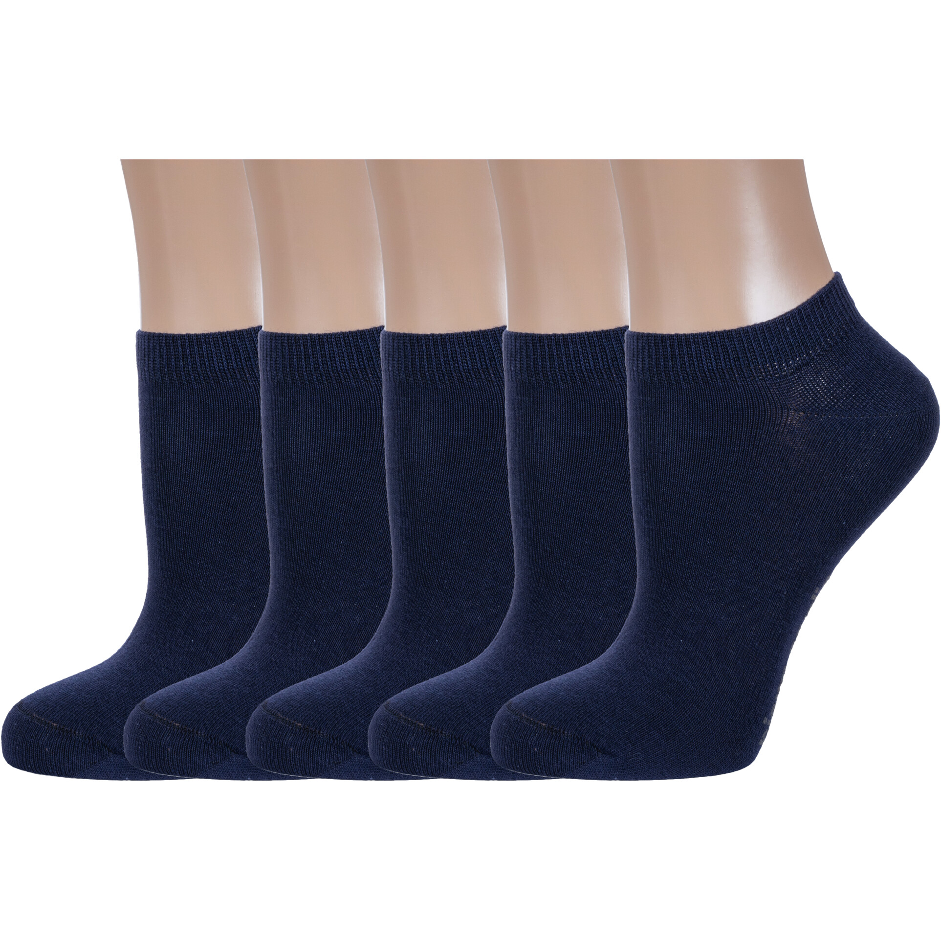 Комплект носков женских Борисоглебский трикотаж 5-6С73 синих 23-25, 5 пар