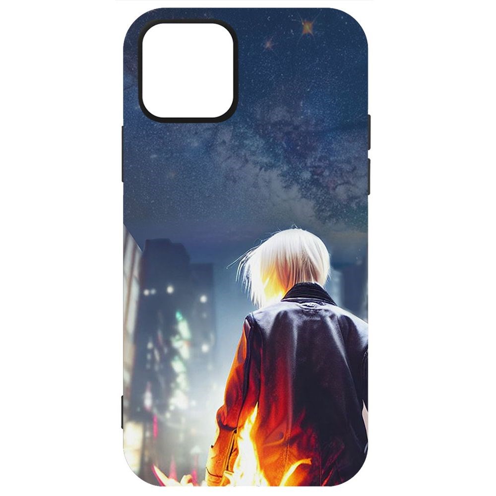 

Чехол-накладка Софт Перспектива для iPhone 12 Pro Max, Черный