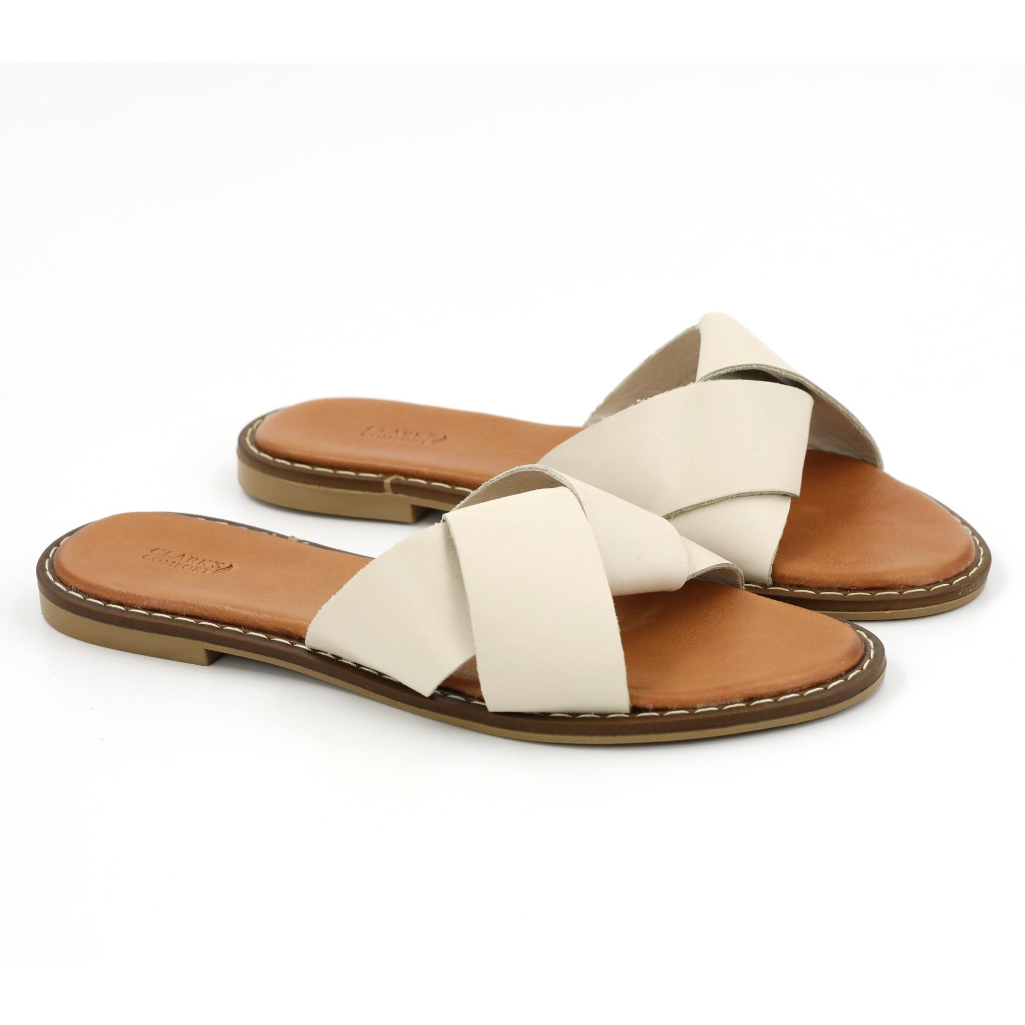 

Сабо женские Clarks 22203112 бежевые 41 EU, Бежевый, 22203112