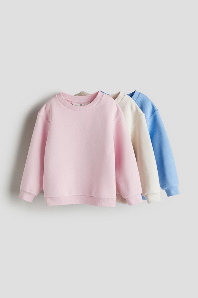

Свитшот детский H&M 1224786, Светло-розовый, голубой, 110, 1224786