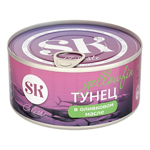 

Тунец Yellowfin SK филе в оливковом масле 140 г