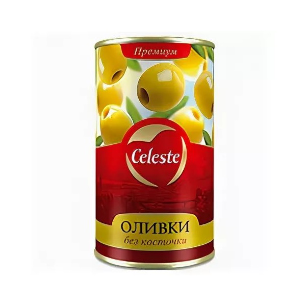 

Оливки Celeste Premium зеленые без косточки 300 г