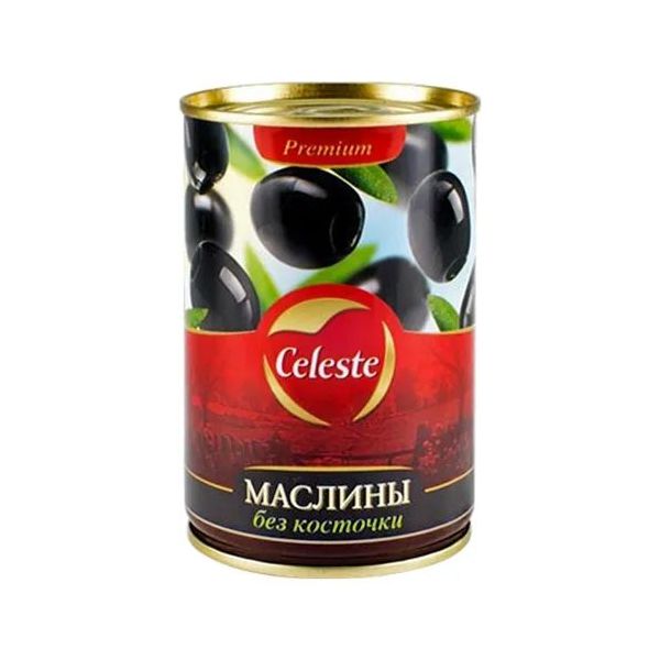 

Маслины Celeste Premium черные без косточек 300 г