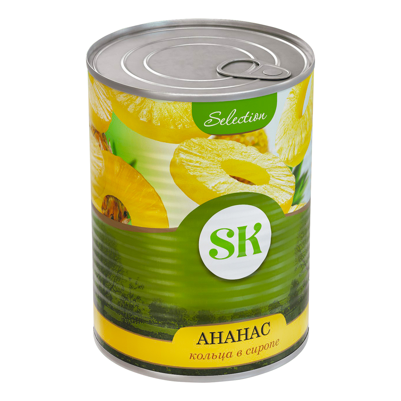 

Ананасы SK кольца в сиропе 565 г