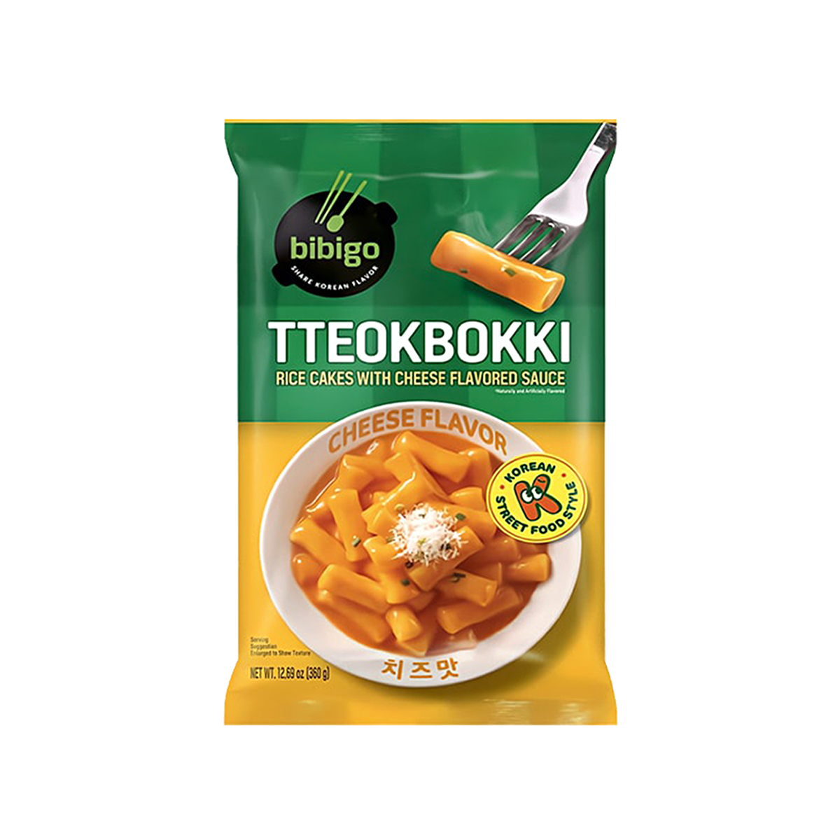 

Рисовые палочки Bibigo CJ Токпокки с сырным соусом, 360 г