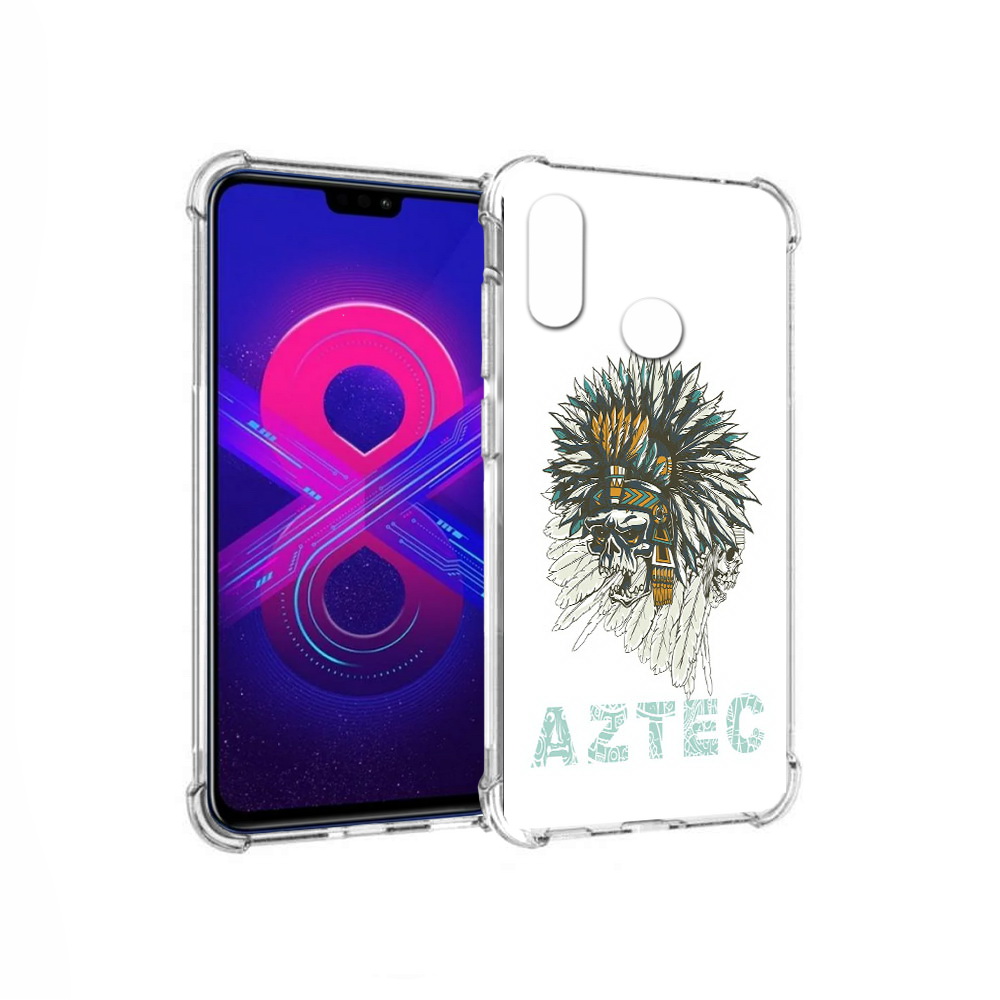 

Чехол MyPads Tocco для Honor 8X Max скелет индеец (PT118941.31.602), Прозрачный, Tocco